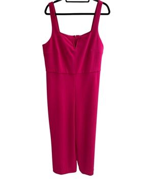 Express XL Jumpsuit Fuchsia Sleeveless Jumpsuit